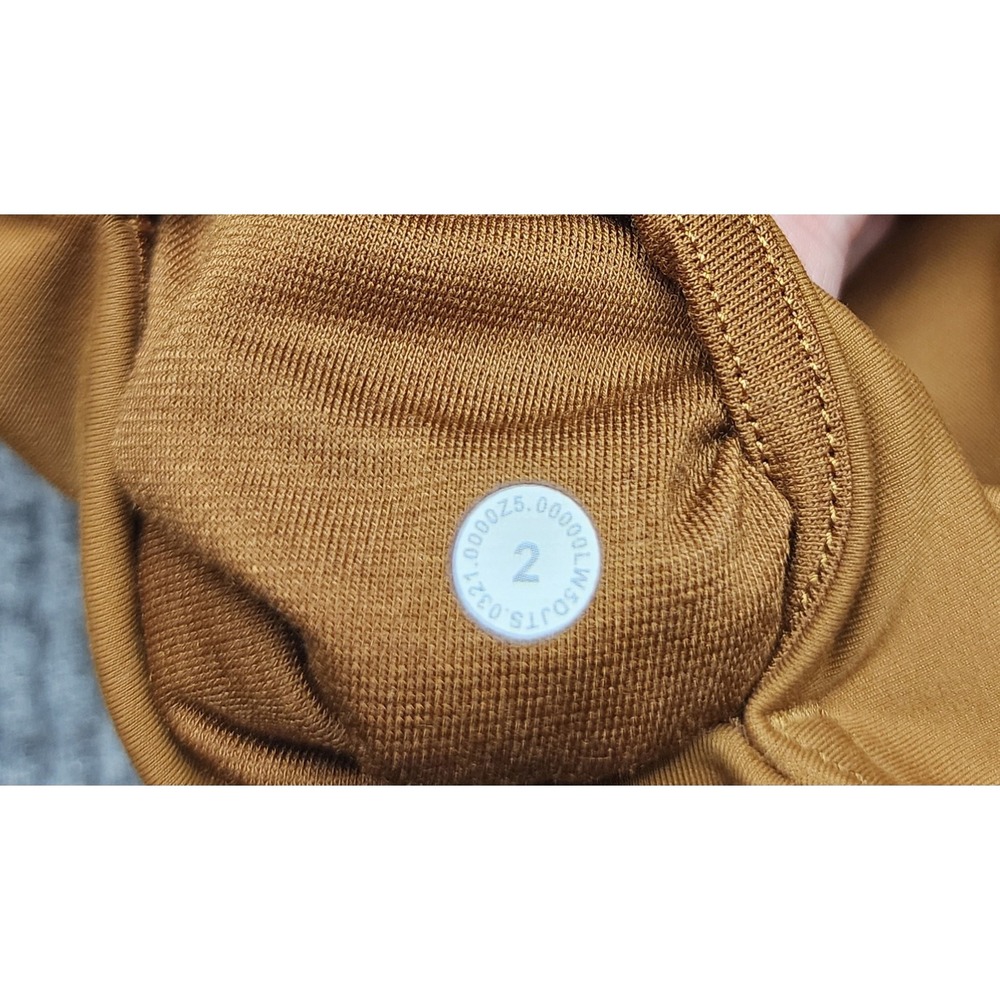 Lululemon Instill High-Rise Tight 25 Mustard Copper Yoga Leggings Size 2 LW5DJTS - Picture 10 of 10